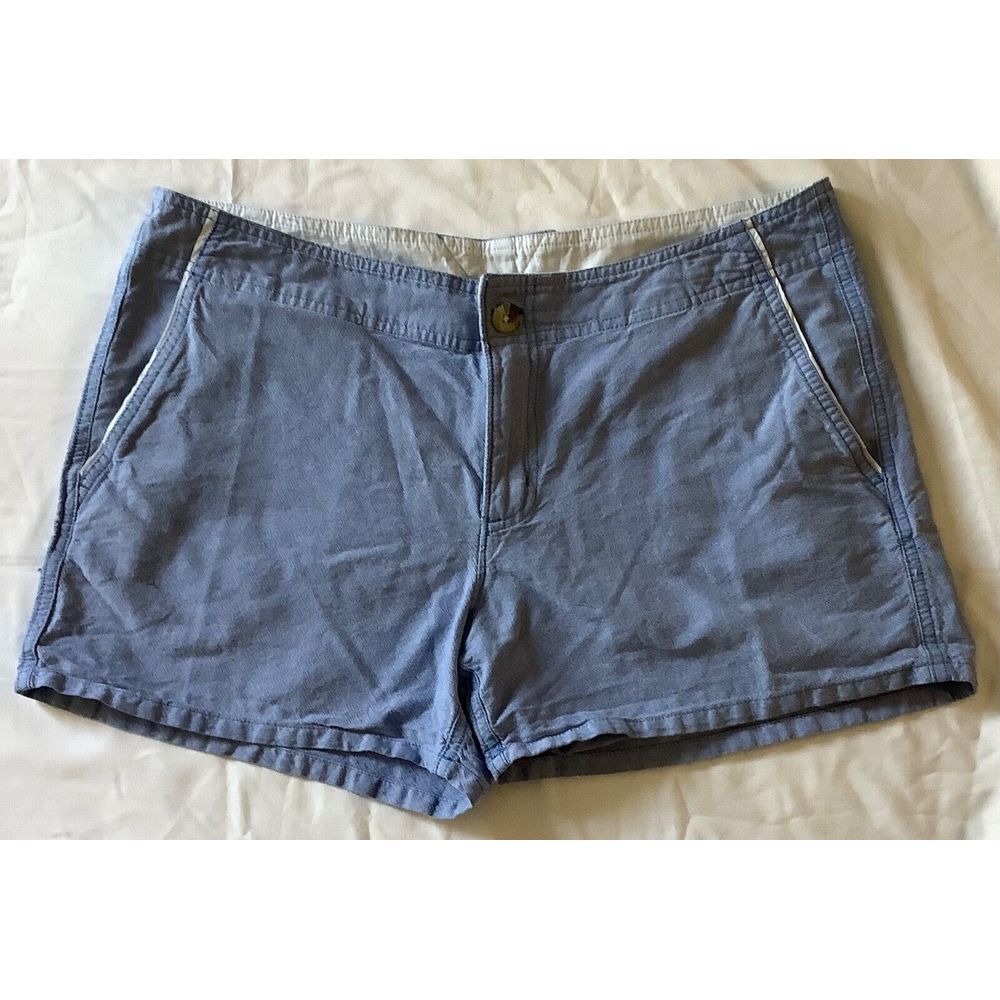 Columbia PFG Women's Sz 14 - 4Heather Gray‎ Cotton Shorts